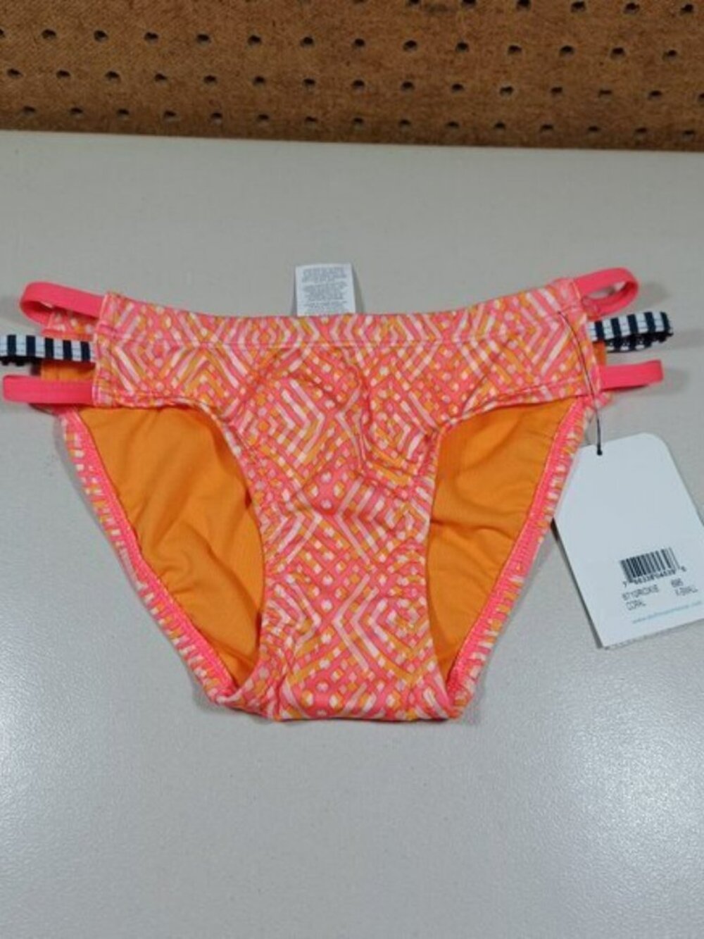 Dolfin Uglies womens coral Roxie bikini swim bottoms XS NWT